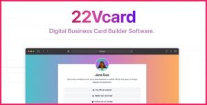 22Vcard – Digital Business Card Builder (SAAS) [Regular License] 6.0.0