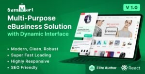 6amMart – React User Website 1.1