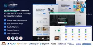 Aabcserv – Multivendor On-Demand Service Handyman Marketplace Platform