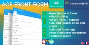 ACF Front Form with Visual Composer and WPBackery Integration