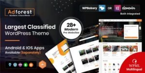 AdForest – Classified Ads WordPress Theme 5.0.8