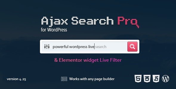 Ajax Search Pro - Live WordPress Search Filter Plugin 4.26.1