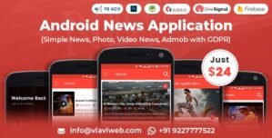 Android News Application (Simple News, Photo, Video News, Admob with GDPR)