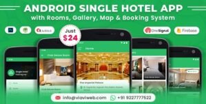 Android Single Hotel Application with Rooms, Gallery, Map & Booking System