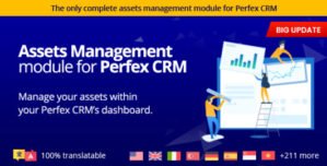 Assets Management module for Perfex CRM – Organize company and client assets 1.1.0c