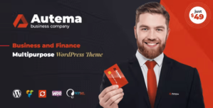 Autema – Quick Loans, Bitcoin, Business Coach and Insurance Agency WordPress Theme