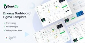 BankCo – Admin Dashboard Figma UI Templates