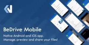 BeDrive Mobile – Native Flutter Android and iOS app for File Storage PHP Script 1.0.8