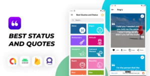 Best Status and Quotes app with Quotes maker and Admob ads 2.3