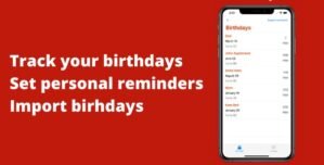 Birthday Reminder Tracker