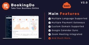 BookingDo SaaS – Multi Business Appointment Scheduling Service Booking Website Builder