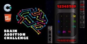 Brain Addition Challenge | Game | Construct 3 HTML