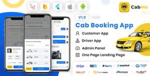 CabME – Flutter Complete Taxi Booking Solution