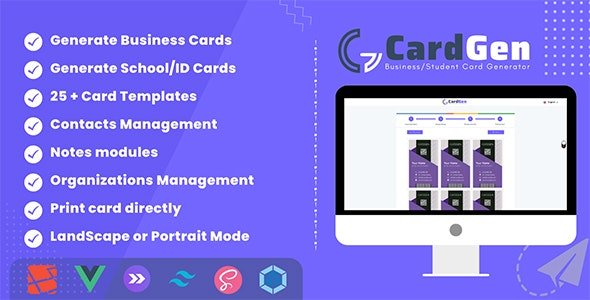 CardGen - Business or ID Card Generator 3.0