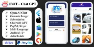ChatGPT App – Chat GPT App | Open AI ChatGPT | Google Login | Subscription | PayPal Stripe