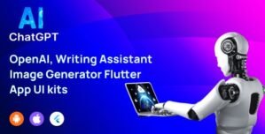 ChatGPT, OpenAI Writing Assistant Image Generator Flutter App UI Kit