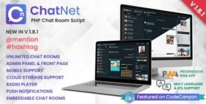 ChatNet – PHP Chat Room Private Chat Script 1.9