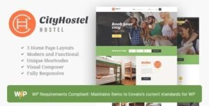 City Hostel | A Travel Hotel Booking WordPress Theme 1.0.11