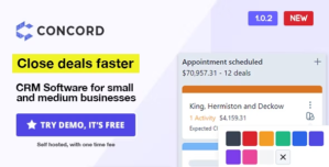 Concord – Deals Management CRM 1.2.0