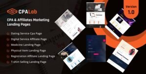 CpaLab – Cpa And Affiliates Marketing Landing Pages