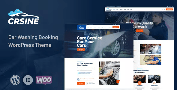 Crsine - Car Washing Booking WordPress Theme 1.1.1