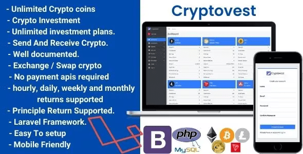 Cryptovest - A crypto investment and wallet platform