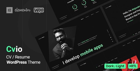 Cvio - Resume Theme 3.2.2