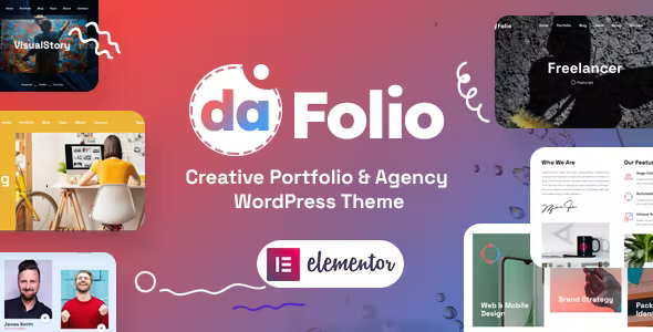 Dafolio - A Portfolio WordPress Theme