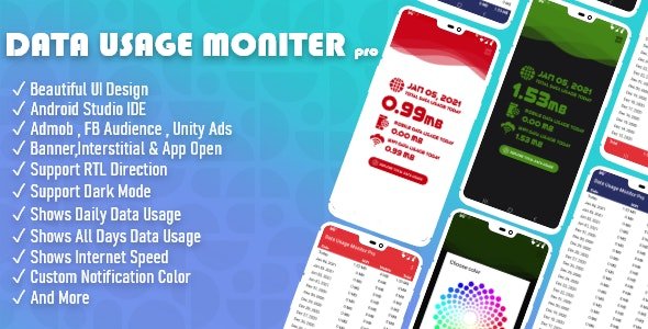 Data Usage Monitor Pro - with amazing UI