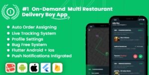 Delivery App – Multiple Restaurants Food Ordering Flutter App Mealup