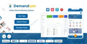 Demandium – Multi Provider On Demand, Handyman, Home service App with admin panel 2.0