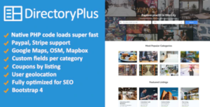 Directory Plus – Business Directory PHP Script 3.49