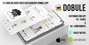 Dobule – Food Delivery App for iOS & Android