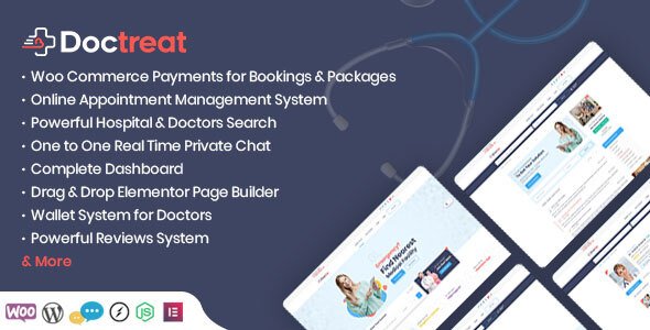 Doctreat - Hospitals and Doctors Directory WordPress Listing Theme 1.5.9