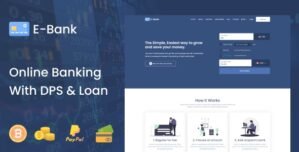 E-Bank – Complete Online Banking System With DPS Loan