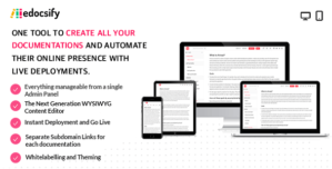 Edocsify | Documentation Builder Tool | Automate Documentations and SEO