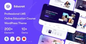 Educrat – Online Course Education WordPress Theme 1.0.10