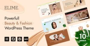 Elime – Multipurpose Cosmetics Fashion WordPress Theme