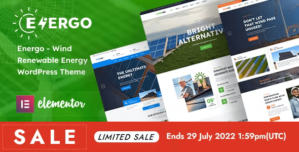 Energo – Wind Renewable Energy WordPress Theme 1.3