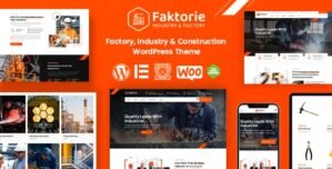 Faktorie – Industry Factory WordPress Theme