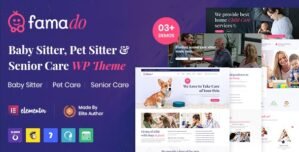 Famado – Baby Pet Sitter Services WordPress Theme