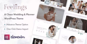 Feelings – Wedding Planner WordPress Theme