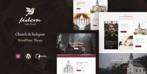 Fidem – Church Religion WordPress Theme