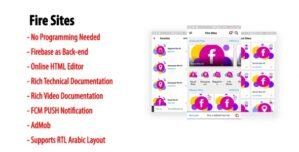 Fire Sites – Native Android Multi-category & Multi-site WebView App with Firebase Back-end