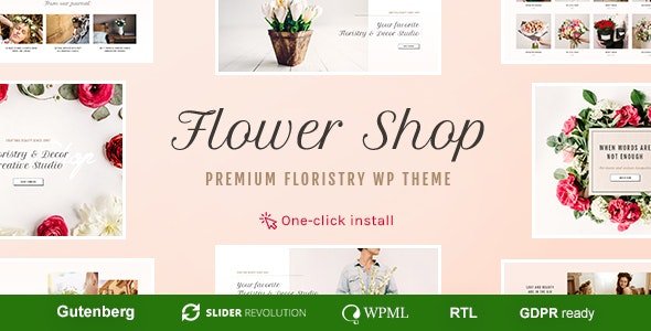 Flower Shop - Decoration Store and Floristic WordPress Theme 1.1.6