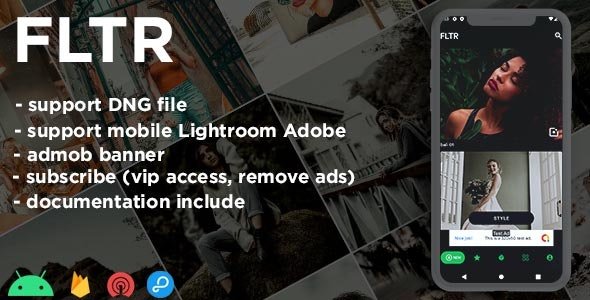 FLTR - dng presets collection for Lightroom (android)