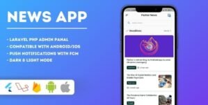 Flutter News App with PHP Laravel Admin Panel