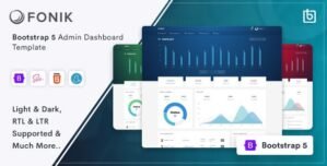 Fonik – Admin Dashboard Template