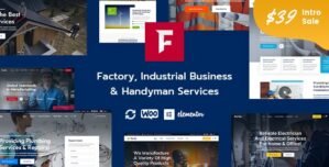 Fortis – Factory Industrial Business Handyman Services WordPress Theme