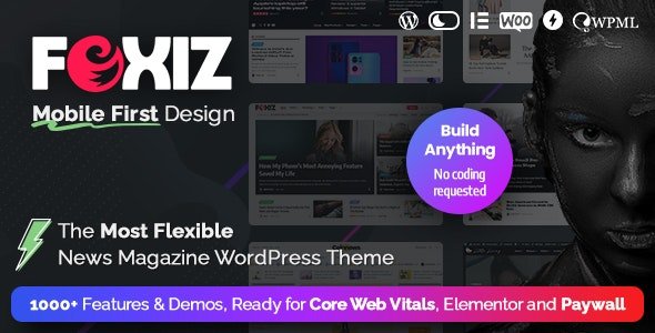 Foxiz - WordPress Newspaper News and Magazine 1.9.3